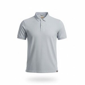 Faherty Polo Shirt Soft Loop Collar Knit XXL Mens Casual Everyday Heathered Blue